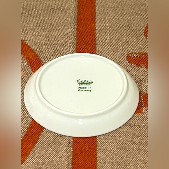 Set Of 3 Edelstein Ceramic Decorative Small Plates Made in Bavaria Germany - Picture 6 of 6